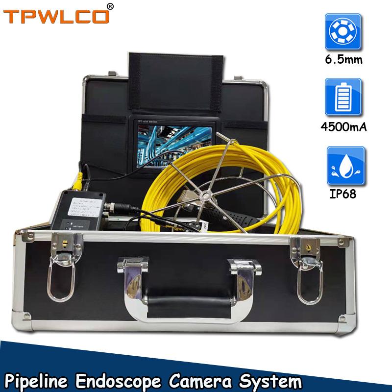 

Diameter 6.5mm Underwater Camera Head 20m Cable Drain System With 7" Screen And 6pcs LED Lights IP Cameras