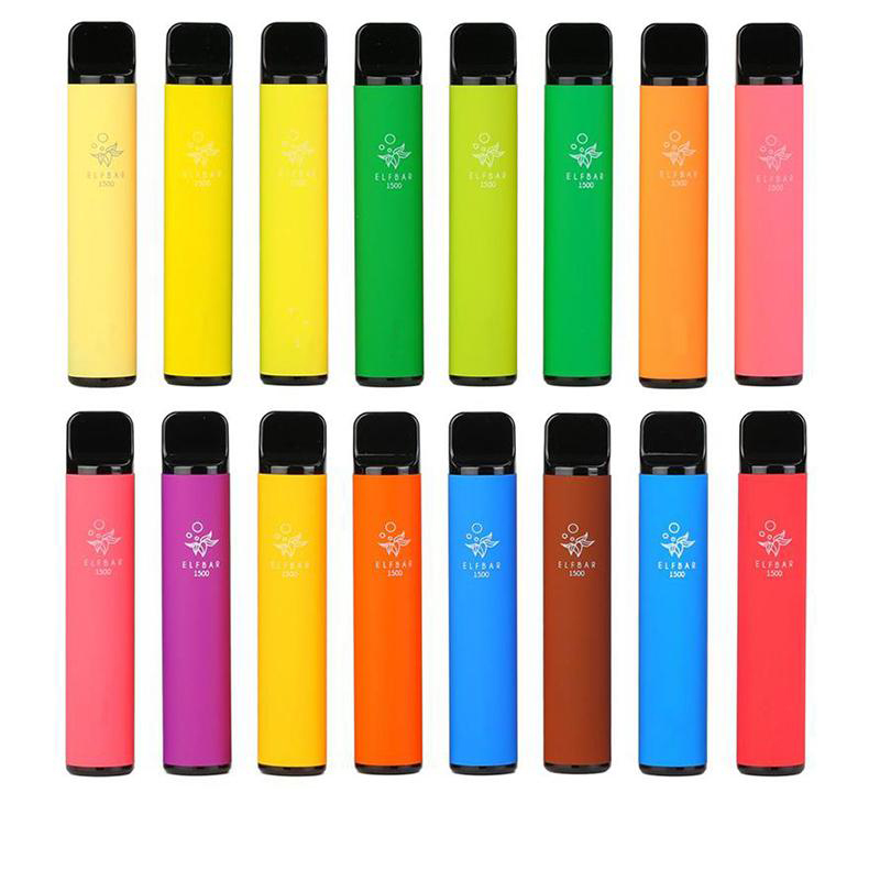 

Authentic Disposable Pod Device Kit E cigarettes 1500 Puffs 850mAh Battery 4.8ml Prefilled Cartridge Vape Stick Pen ELF BAR Starter Kits