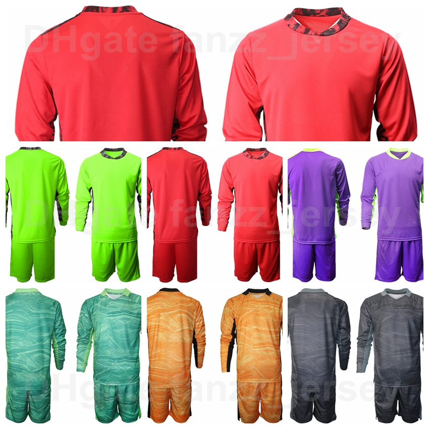 

Men Goalkeeper Long Sleeve 24 Stefan Frei GK Soccer Jersey Set Seattle Sounders Goalie 18 Spencer Richey Breathable Club Football Shirt Kits Custom Name Number, Red