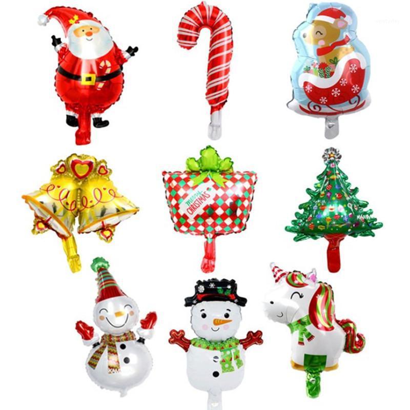 Party Decoration Christmas Toy 16/18 Inch Round Foil Helium Balloon For Year Santa Claus Xmas Gift Ballon Kids-image-741890919