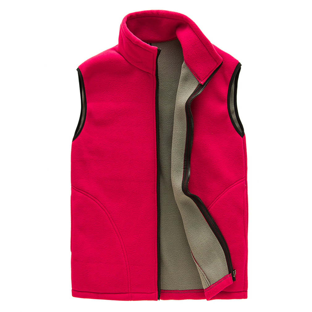 

Womens Fleece Vest Soft Comfort Lightweight Full Zip Sleeveless Jacket Gilet Lady Body Warmer Outdoor Jacket, Black