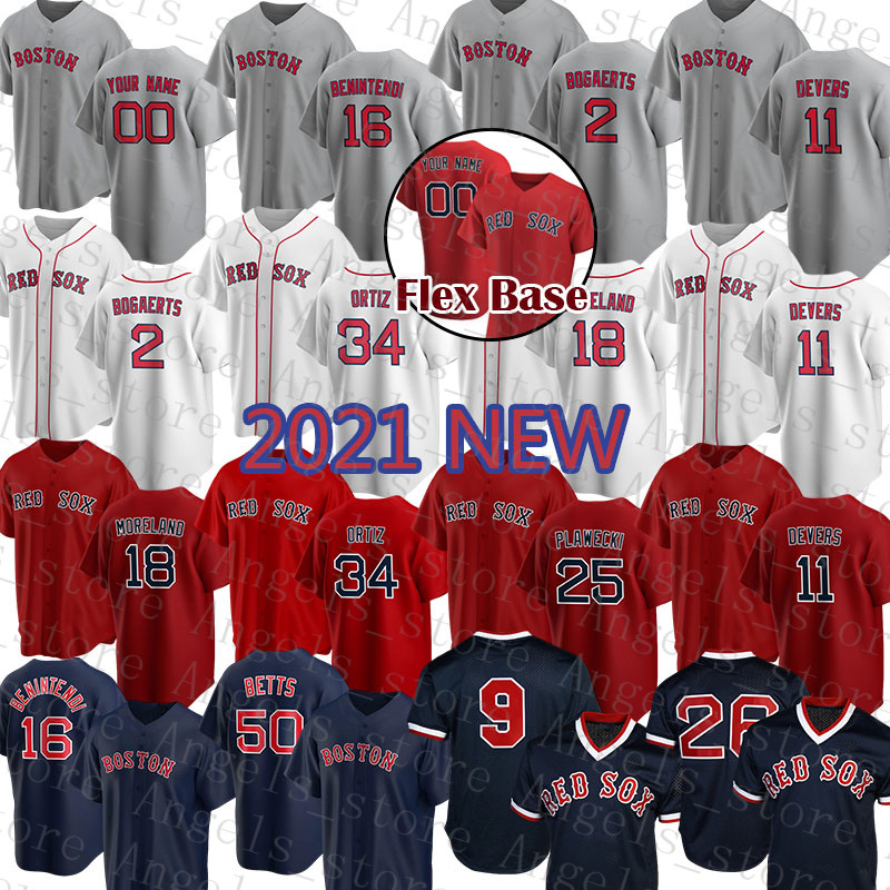 

Boston Custom Red Sox Baseball Jersey 50 Mookie Betts Flex Base 9 Ted Williams 16 Andrew Benintendi 34 David Ortiz 12 Brock Holt 7 Vazquez, Custom(hongwa