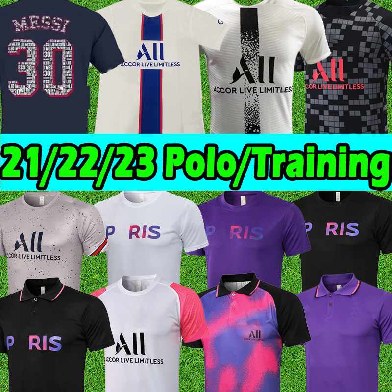 

22/23 #30 The Latest soccer jerseys MBAPPE HAKIMI Kean ICARDI DI MARIA KIMPEMBE MARQUINHOS 2022 Training POLO Pre Match shirt training vest football Maillot de foot top, Bali