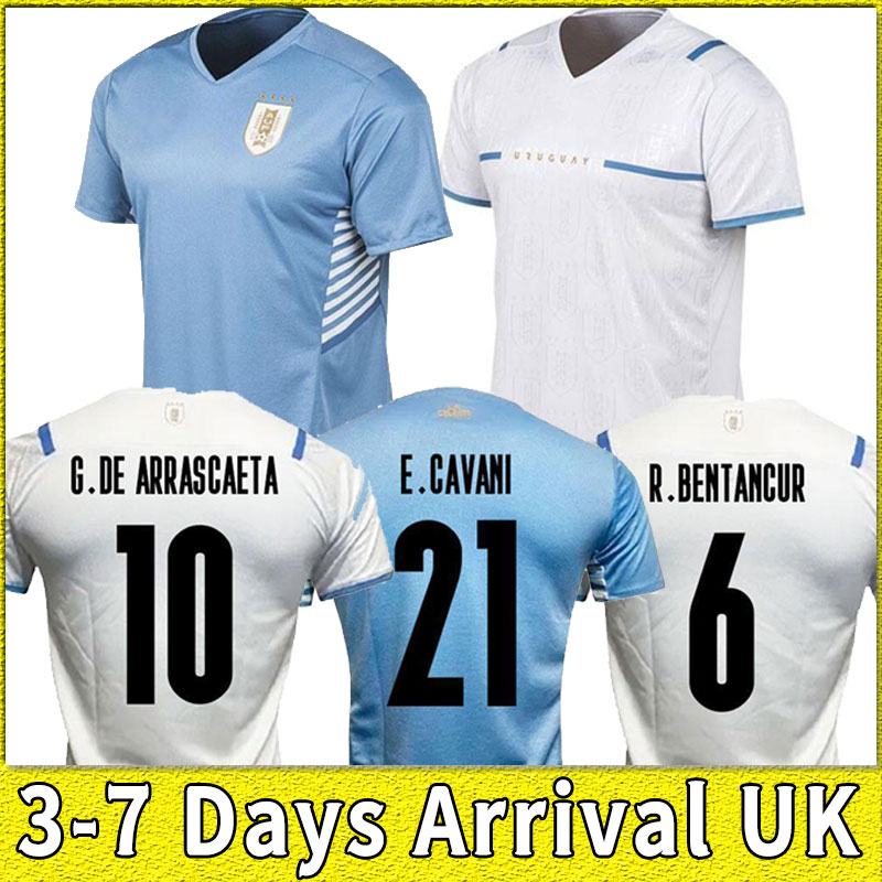 

21 22 Copa America Uruguay Soccer Jersey 2021 Home .suarez E.cavani Shirt D.GODIN Away National Team Football Uniforms 2022 away, Black;yellow