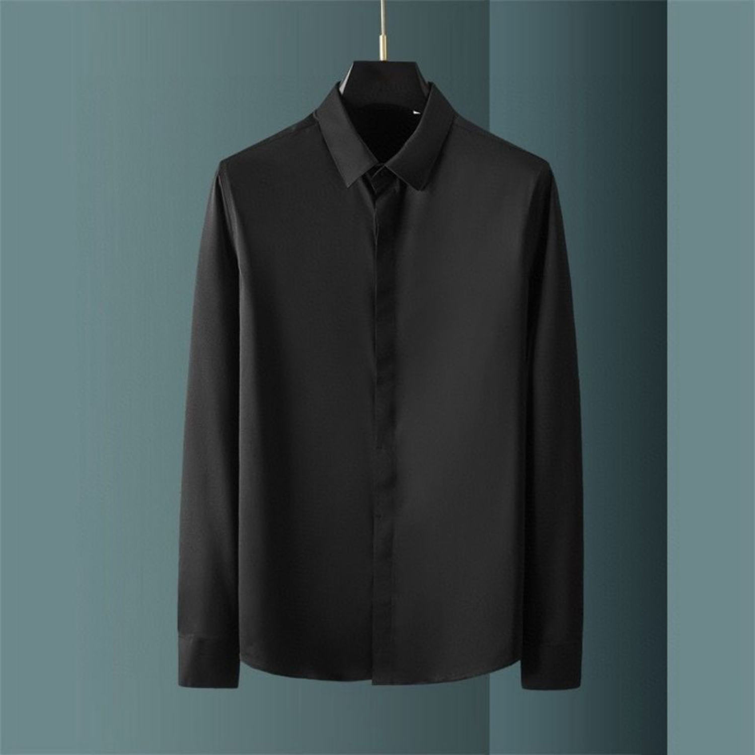

Fashion Boutique Long Sleeve Shirt Men's Designer Youth Business Tide Brand Casual shirts Size M-4XL, Not for sale