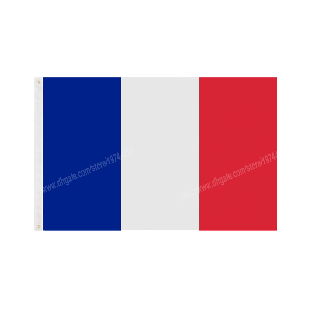 

France Flag National Polyester Banner Flying 90 x 150cm 3 * 5ft Flags All Over The World Worldwide Outdoor