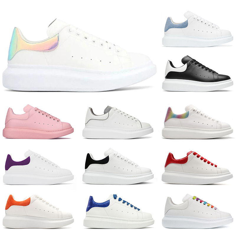

2021 Authentic Women Men Running Shoes Arrivals Beige Pink All Black White Rose Golden Suede Leather Mens Womens Plate-Forme Vintage Trainer