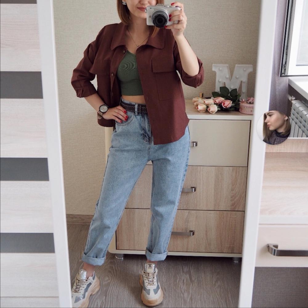 

2021vintage straight high waist jeans women boyfriend mom street denim jeans with belt 2021 loose plus size jeans mujer retro, Blue