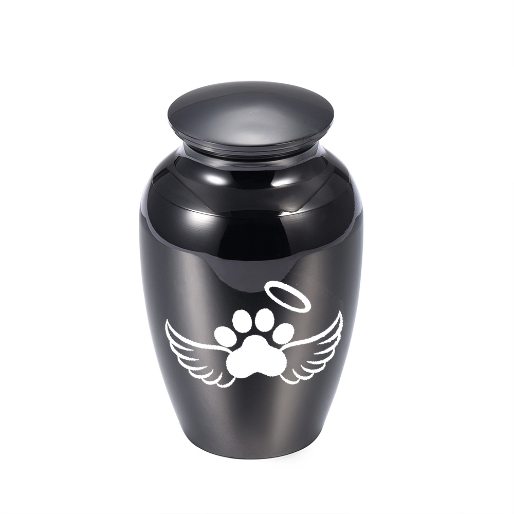 

Cremation Pendant Urn for Pet Ash Mini Keepsake Jar Aluminum alloy Memorial Urns for Dogs Cats Ashes Holder