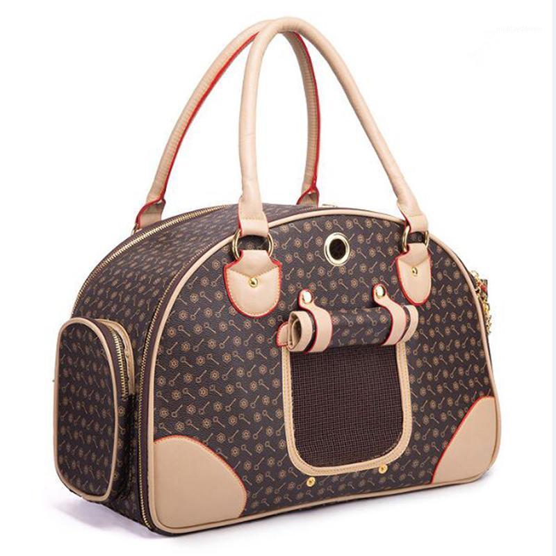 

Dog Car Seat Covers Designer Luxury PU Leather Carrier Bag Pet Tote Quality Small Dog/Cat Outdoor Portable Handbag