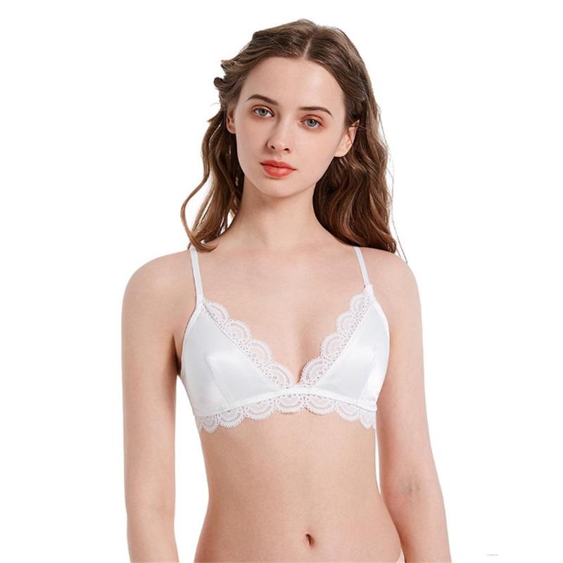 

Bras Comfortable Hollow Seamless Bra Lace Lingerie No Steel Ring Ultra Thin Sexy Bralette Soft Stretch Breathable Underwear Women, Red;black