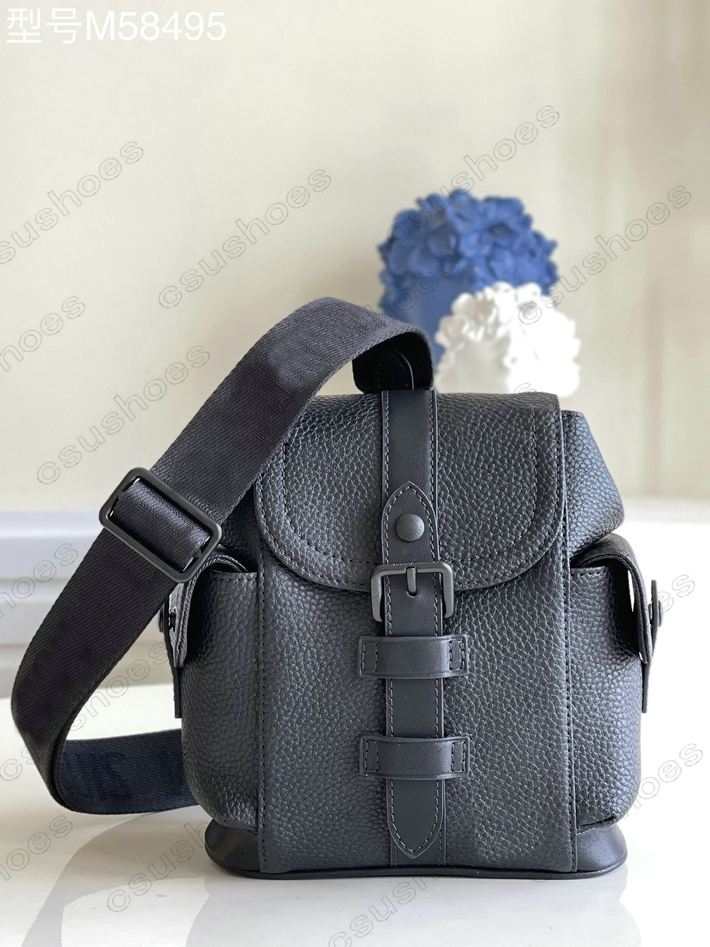 

Christopher Xs Mini Chest Pocket Bag Mens Designer Flap Single Shoulder Bag Waist Eclipse Reverse Trend Briefcase Handbags Travel Canvas Leather Totes M58495, No bag
