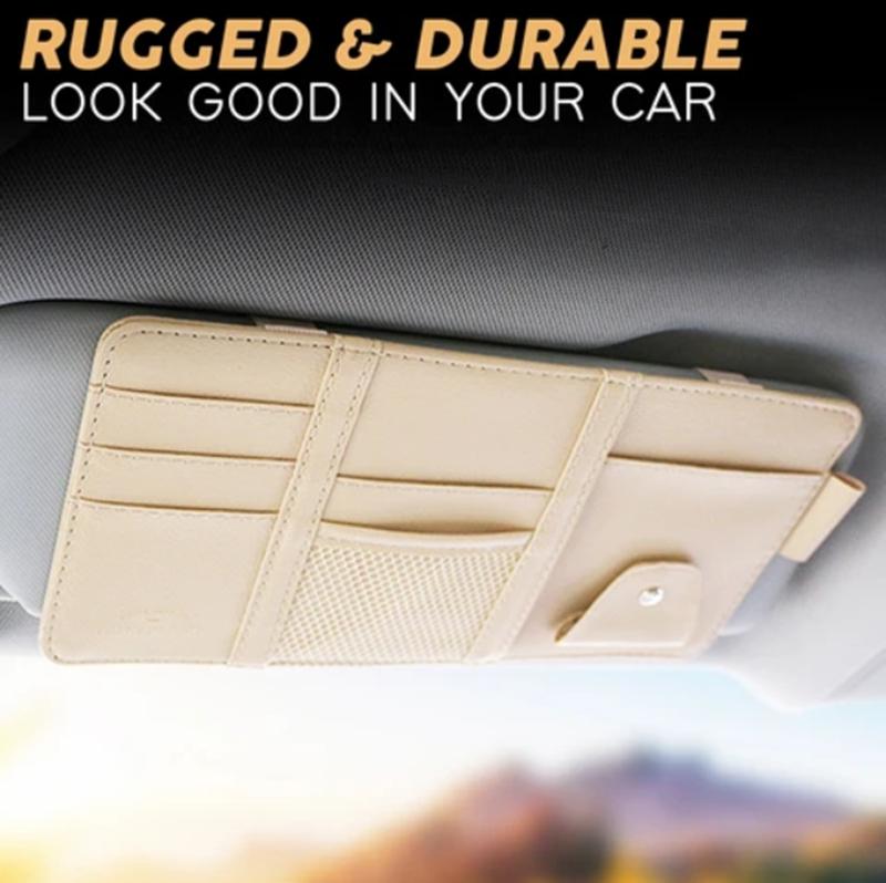 

Car Organizer Interior General Sun Visor Storage Bag Multi-function Bill Busineess Card Stowing Tidying Automobile Accessories
