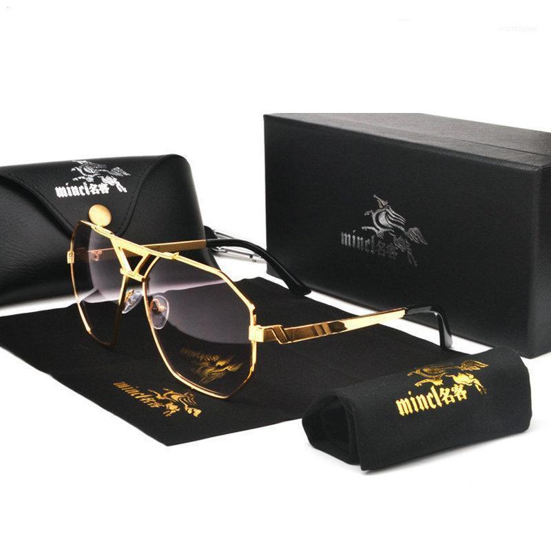 

Sunglasses Square Women Men Brand Designer 2021 Black Brown Gradient Sun Glasses Female Flat Top Male Shades NX1