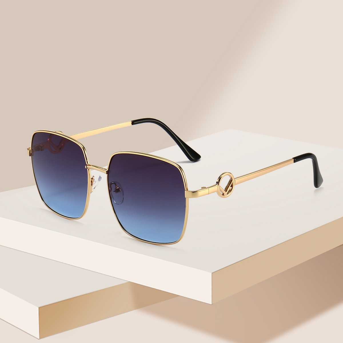 

Luxury designer F-Letter Sunglasses For Men & Women Oversize Unisex Fashion Anti UV400 Butterfly Sun Glasses JC0396