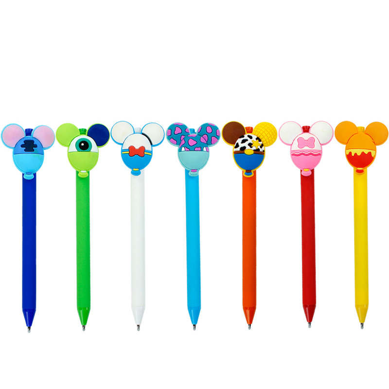 

Kawaii Cartoon Ballpoint Pen Student Signature Creative Stationery Office School Supplies Black Gel ink Pens