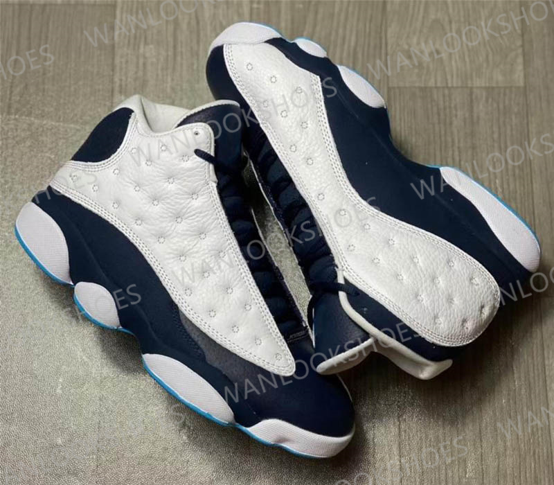 

2021 Mens 13s jumpman Basketball Shoes 13 Obsidian Dark Powder Blue Sneakers Runner Trainers