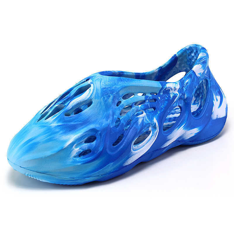 

Summer Foam Runners Children Sandals Soft Eva Kids Shoes Boys Beach Croc Clogs Comfortable Camouflage Girls Slip-on Garden Shoes Q0629, Pink camouflage