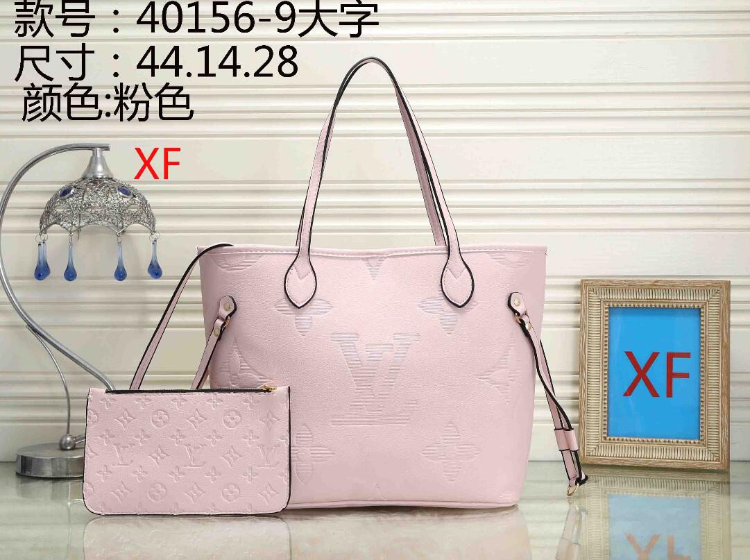 

LOUIS bags VITTON Wallets 2 piece mom letter bag fashion purse handbag, Red;black