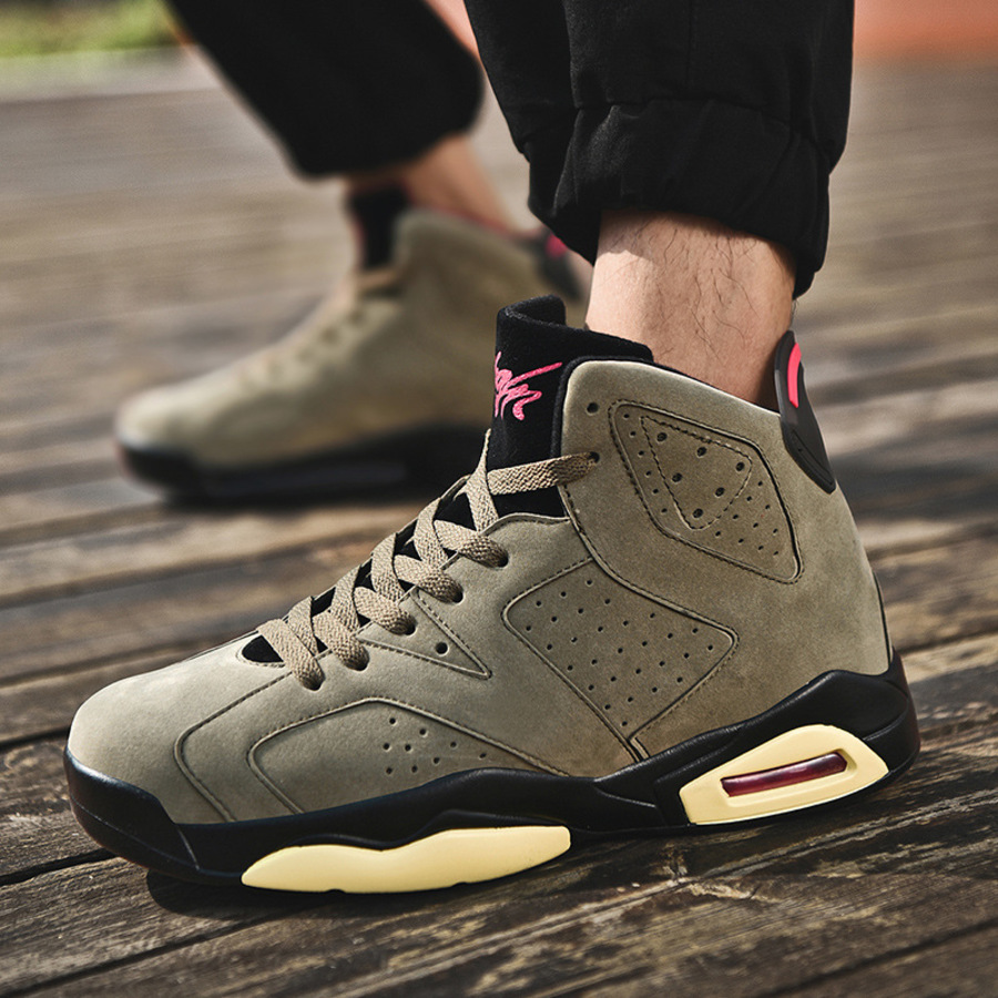 

2020 Basketball Autumn Aj6 Red Black Toe Men's and Women's Leisure Joe 6 Sports Couple Shoes M1VU