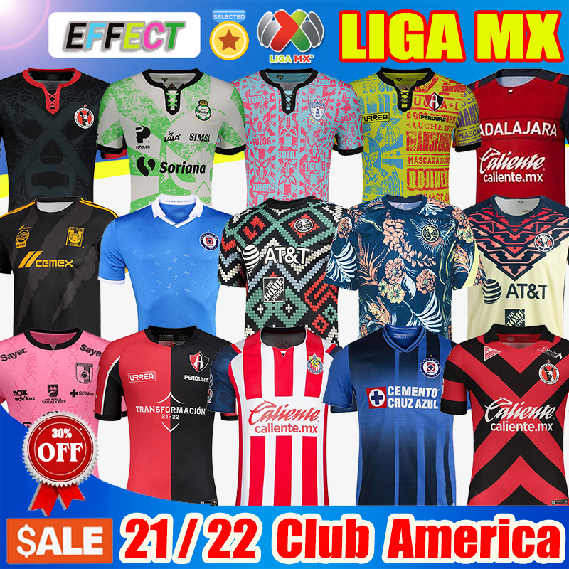 

21 22 Club America Pre Match Soccer Jerseys 2021 2122 UNAM Pink LEON NAUL Tigres Chivas Guadalajara Xolos Tijuana Cruz Azul Special Camisas de Futebol Football Shirts, 21-22 club america home