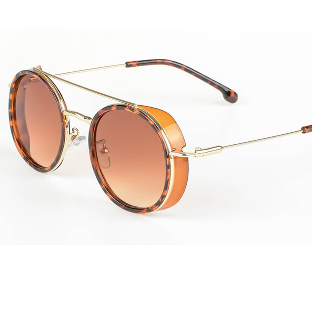 

Steampunk Gothic oval frame carved Sunglasses Street Photo new glasses, Silver