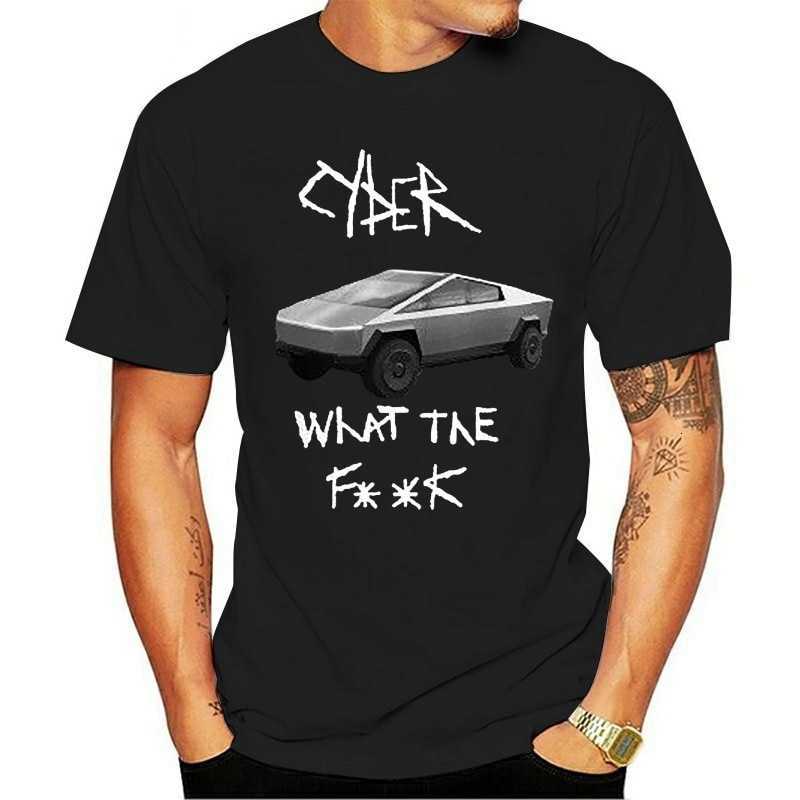 

2021 Fashion t Shirts Cybertruck Funny Short Sleeve Men's and Women's -show Original Headline O-neck 100% Cotton