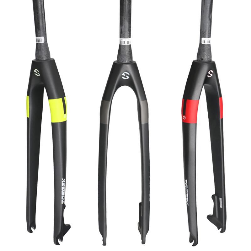 

Bike Forks TOSEEK 26/ 27.5/ 29ER Mountain Fork Hard Fit Disc Brake Matte 1-1/8 28.6mm Full Carbon Fiber