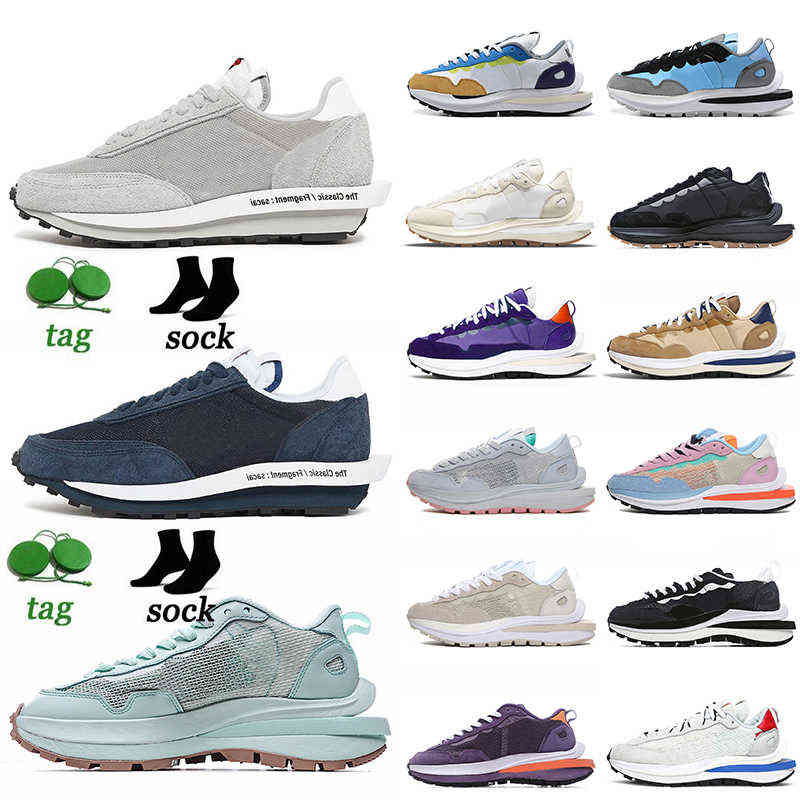 

Womens Mens Sacais Waffle LDV Running Shoes Vaporwaffle Dark Iris Game Royal Tour Yellow Stadium Green Trainers Blue Void Wolf Grey Sail Gum, B14 white grey 36-45