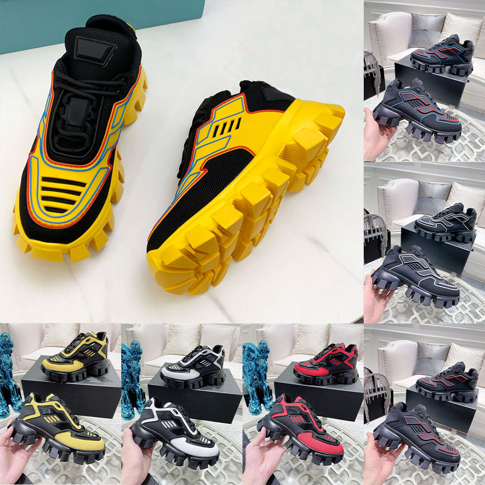 

Designe platform shoes Mens Cloudbust Thunder Knit Sneakers Luxury Designer Oversize Light Rubber Sole 3D Trainers Womens Big Size 36-46