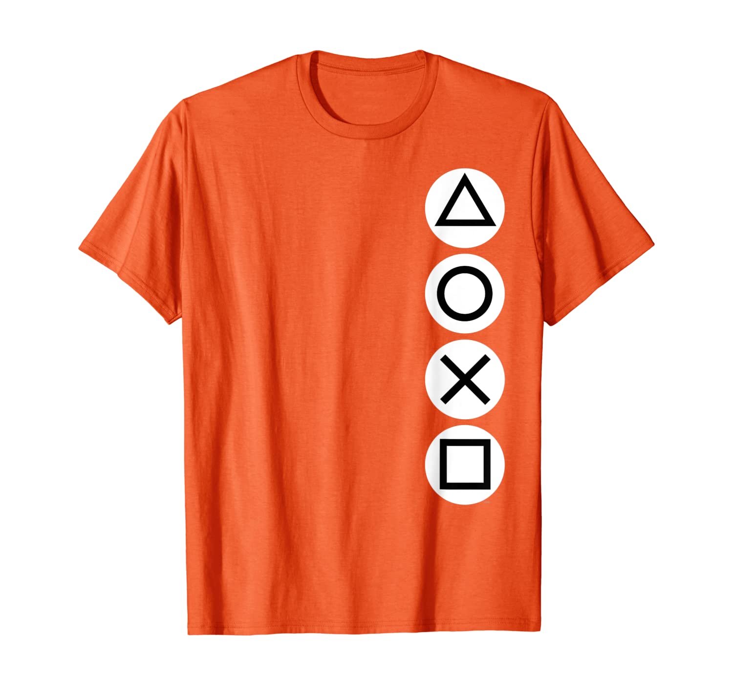 

Playstation Vertical buttons side print, White;black