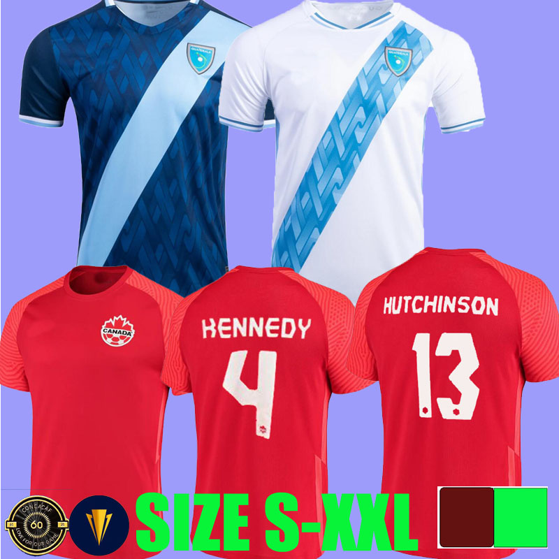 

21 22 Canada Soccer Jerseys national team CONCACAF Gold Cup EVSTAQUIO HUTCHINSON 2021 DAVIES DAVID LARIN CAVALLINI LARYEA MILLAR HOILETT Guatemala football shirts, Canada home2