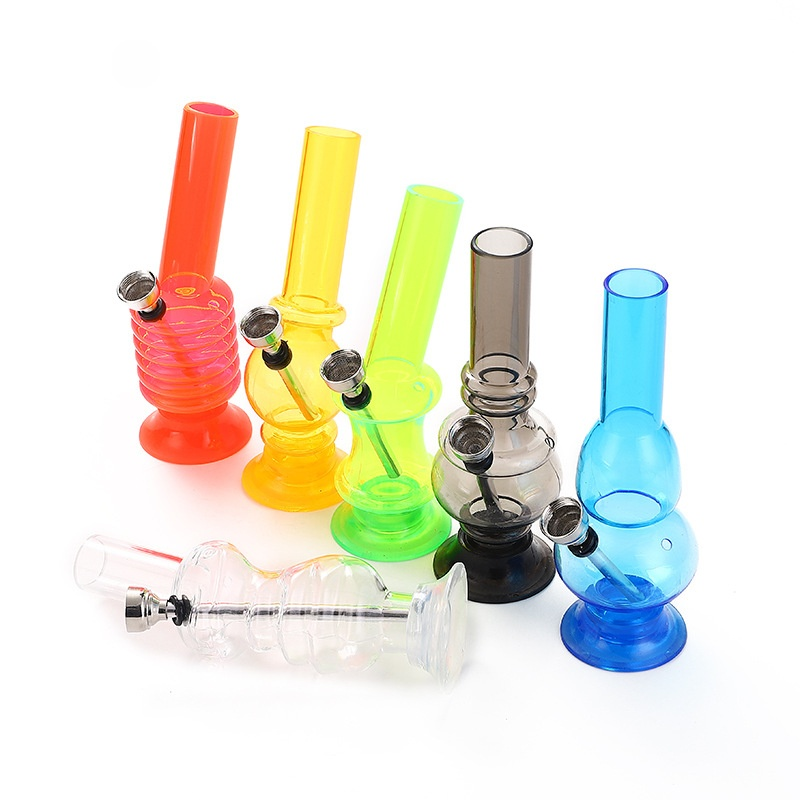 

16CM Acrylic smoking water pipe hookahs Transparent mini acrylics hookah Variety of styles bongs