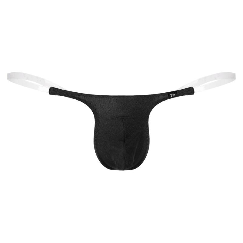 

Men's Swimwear Mens Lingerie Bikini Underwear See Through G-Strings Thongs Briefs Panties Low Waist T-back Male Underpants