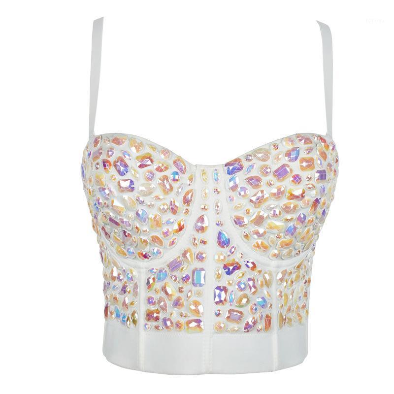 

Colorful Short Corsets Cropped Tops Bustiers Bocage Party Wedding Brassiere Victorian White Sexy Corsage Vintage Bodice &