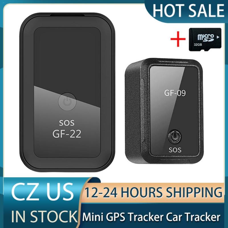 

Car GPS & Accessories GF07 GF09 GF22 Real Time Tracker Voice Control Anti-Lost Device Locator Mini Precise Positioning GPS&TF