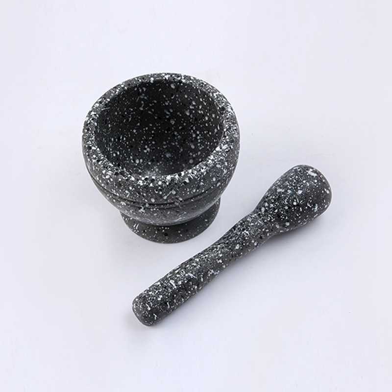 

Mills and Pestle Kitchen Pounder Cuisine Garlic Mixing Pot Herb Pepper Minced Tool Mortar Grin L0SC