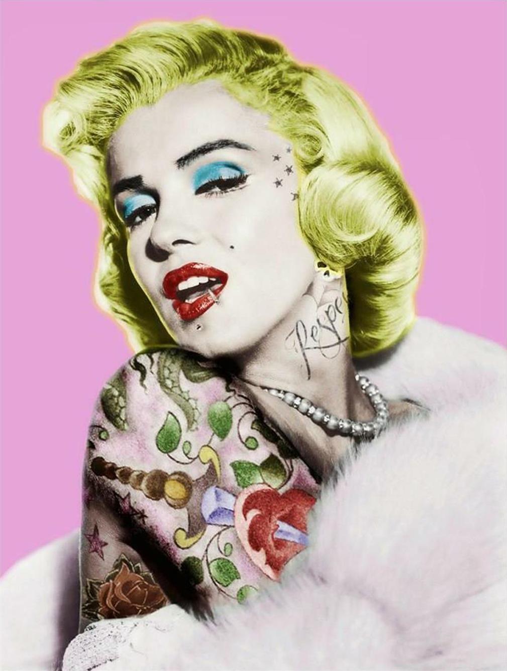 

MM Artworks Colour Tattoo Home Decor Handpainted &HD Print Oil Painting On Canvas Wall Art Canvas Pictures , F2102027