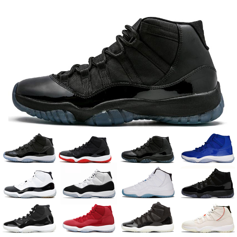 

11s basketball shoes men jumpman 11 Blue Varsity Red Midnight Navy Snakeskin mens women sports sneakers size 36-46 Fashion Fresh, Platinum tint