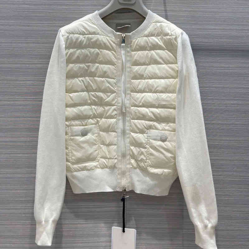 

Women's Down & Parkas Womens France brand maya Knit stitching Embroidered Letter Badge girl 7U7K, Supplement (not shipped separately)