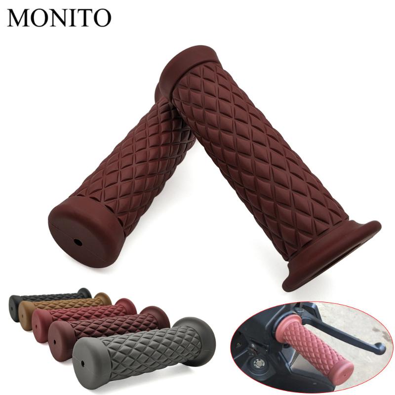 

Handlebars 7/8" 22MM Vintage Rubber Handlebar Motorcycle Handle Grip Bar Ends For Buell 1125CR 1125R M2 Cyclone Ulysses XB12X X1 XB12