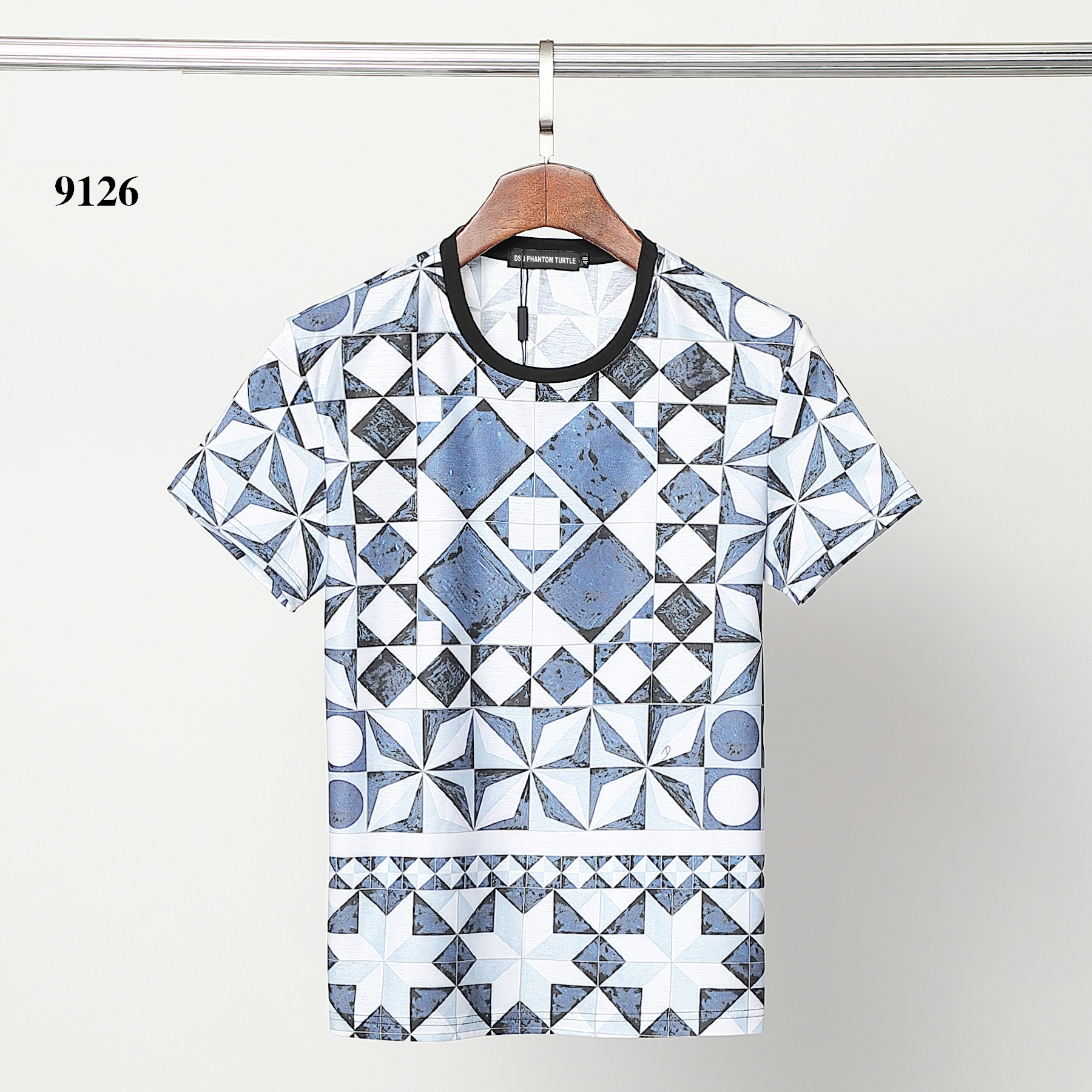 

DSQ PHANTOM TURTLE 2021SS New Mens Designer T shirt Paris fashion Tshirts Summer T-shirt Male Top Quality 100% Cotton Tops 1240, Blue