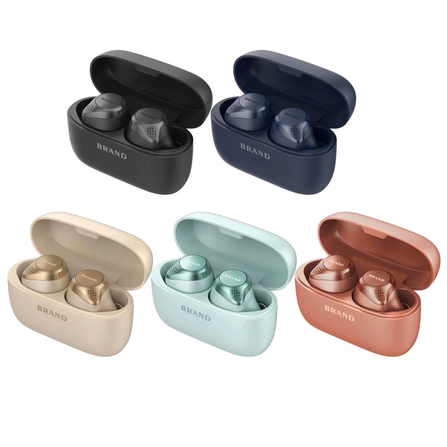 

75T TWS Wireless Bluetooth Headphones Headset In-Ear Earphones Earbuds with Charging Box 5Colors Earphone