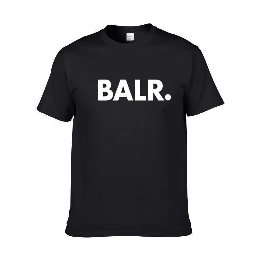 

Balr mens designer t shirts Hip Hop Mens Designer T Shirts Fashion Brand Mens homme Short Sleeve Large Size T Shirts, White;black