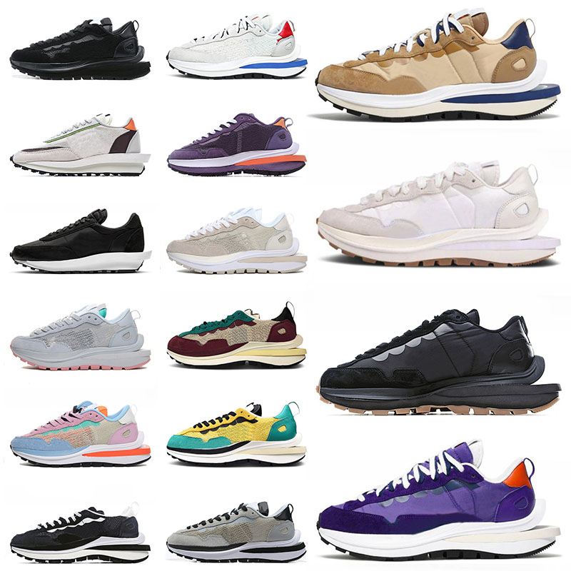 

High Quality Sports Shoes Sacais x VaporWaffle Pegasus LDV Waffle Daybreak Type Dark Iris Sesame Blue Void Black Gum Sail White Men Women Sn