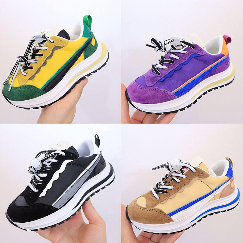 

Infant Little Kids Sacais ldv vaporwaffle 2.0 mens Toddler running shoes Sport Fuchsia Game Royal Black White Tour Yellow Stadium Green fashion Children sneakers