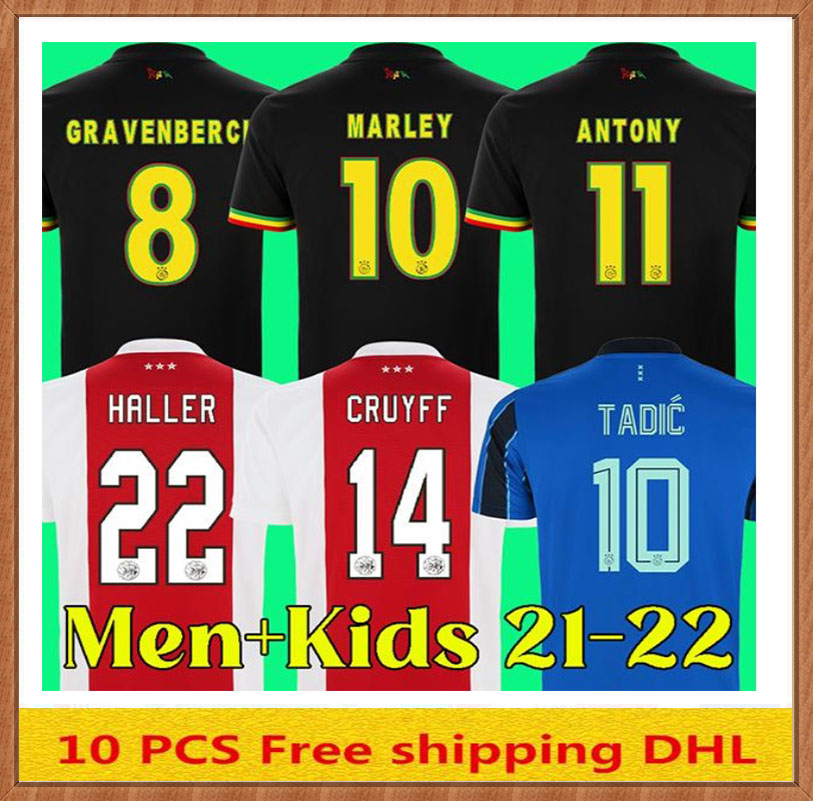

2021 TADIC BERGHUIS Soccer Jersey Amsterdam KUDUS ANTONY BLIND PROMES HALLER NERES CRUYFF KLAASSEN 21 22 men kids kit football shirt maillot camiseta de futbol, Red
