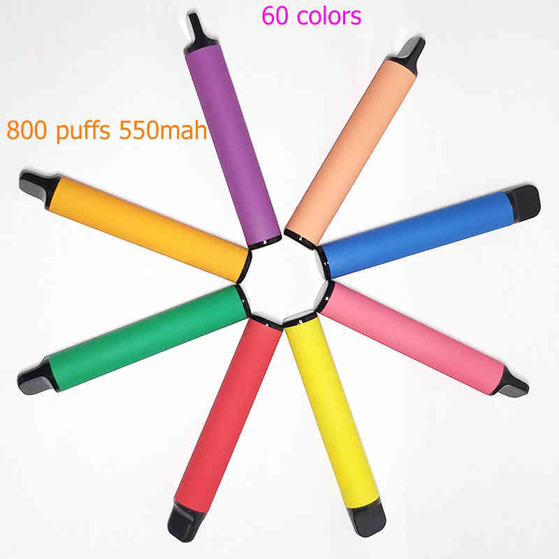 

800 Puffs Plus Bars Disposable Vape Pen Device Cartridges Kits 3.2ml Vaporizer 550mah Battery new black Packaging 5% Disposable Custom Made, Red;yellow