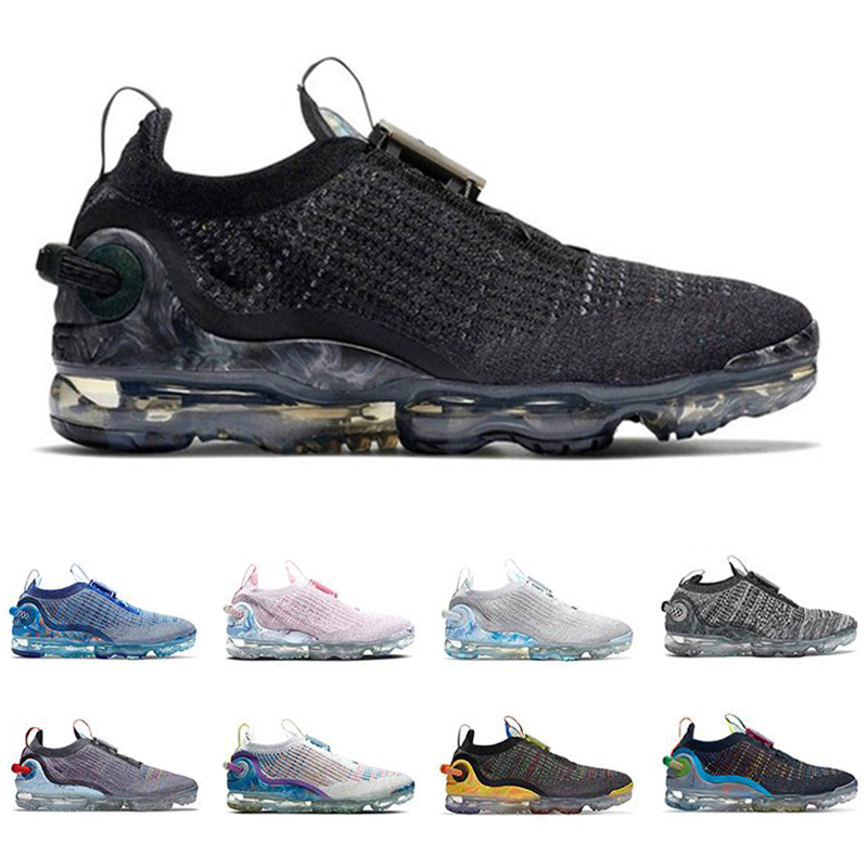 

2022 knit mesh mens running shoes Dark Grey Team Red Summit White Stone Blue Smoke Grey Pure Platinum Obsidian Newsprint Black Multi men women trainers sports shoe, Pay for box