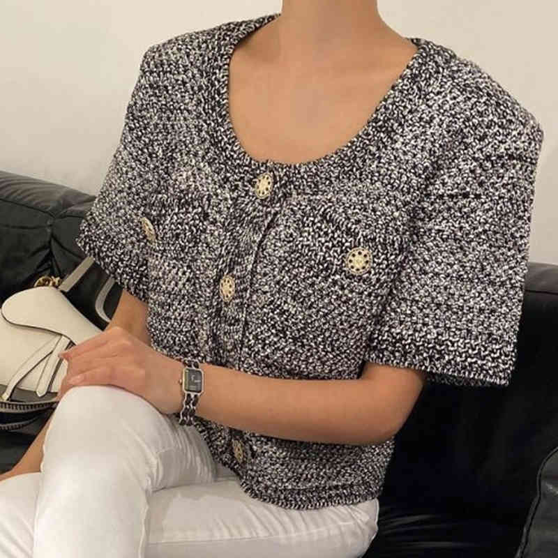 

women's blouses & shirts zcsmll camisa vintage de verÃ£o estilo coreano, chique com gola em u, manga curta solta, cor sÃ³lida, bolso 8lh2, White